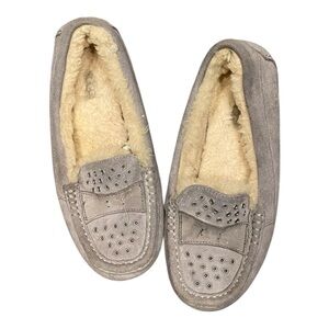 UGG Grey Slippers size 8.